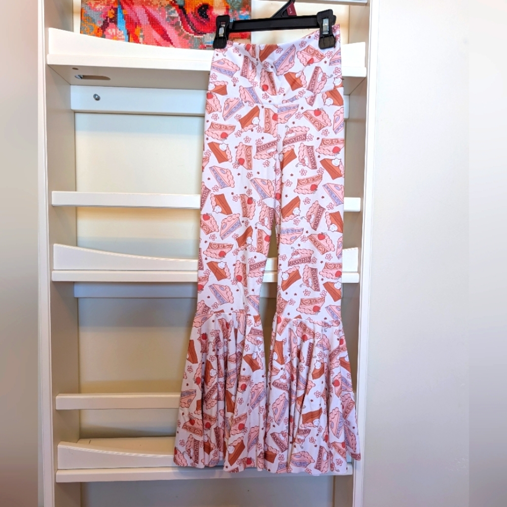 Hippie Skippie Girls Bell-bottoms Pie Print 5